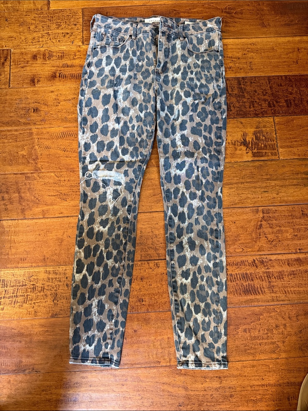 Leopard Print Skinny Jeans PAC Sun